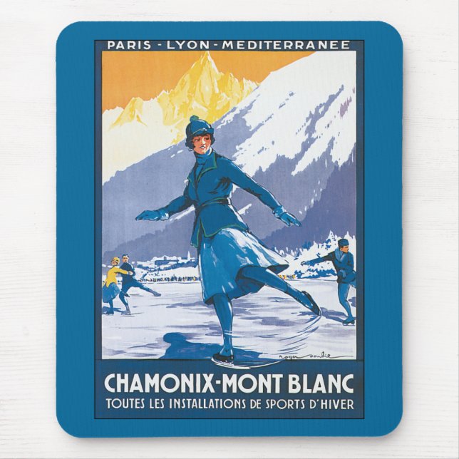 Chamonix-Mont Blanc Mouse Pad (Front)