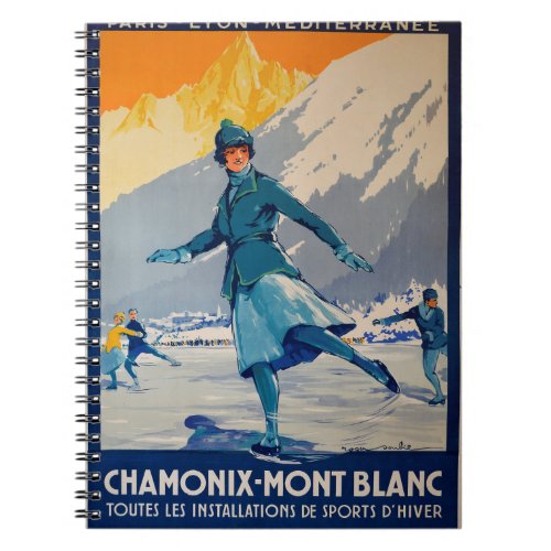 Chamonix  Mont Blanc Notebook