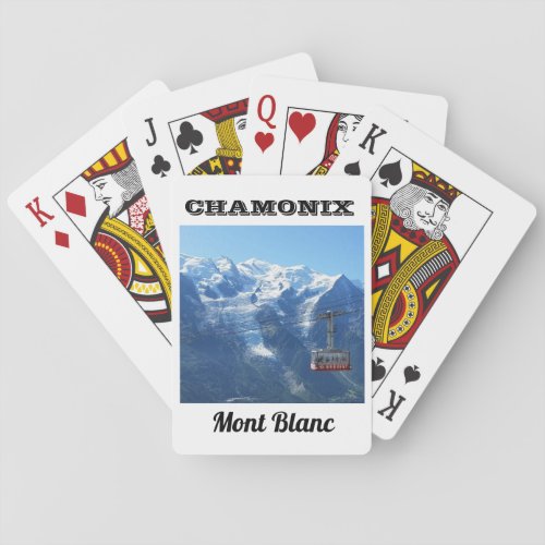 Chamonix Mont Blanc Playing Cards