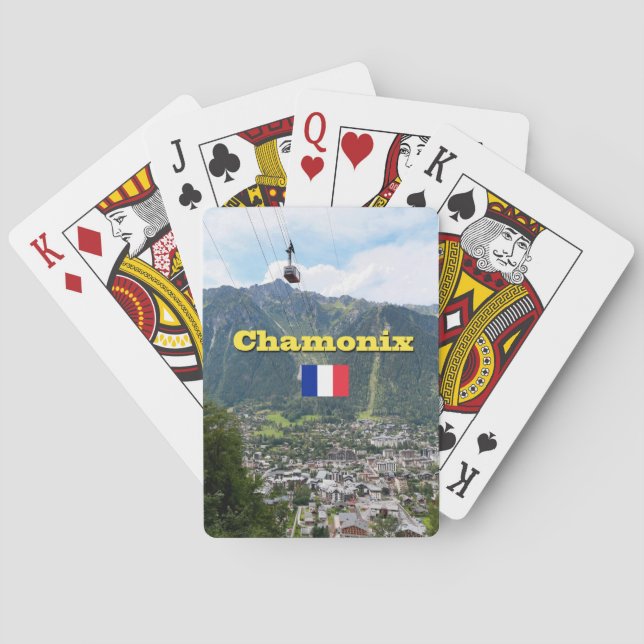 Chamonix - Mont Blanc Poker Cards (Back)