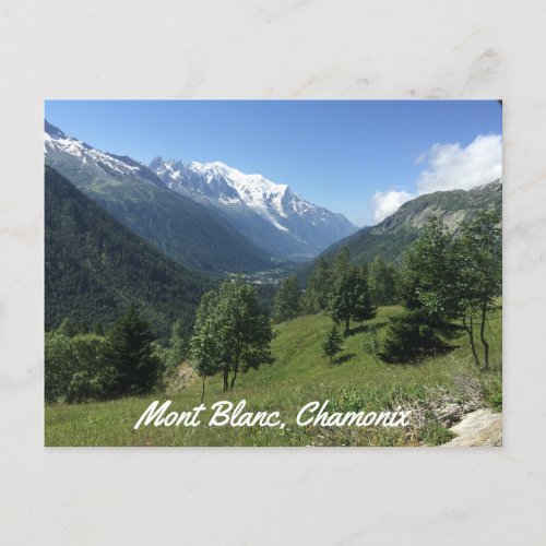 Chamonix Mont Blanc postcard