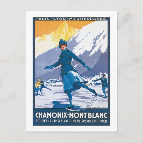 Chamonix Mont Blanc Postcard