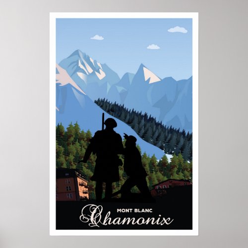 ChamonixMont BlancTravel Poster