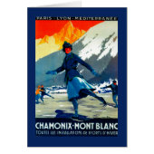Chamonix-Mont Blanc Vintage PosterEurope (Front)