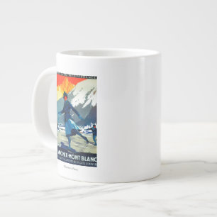 Chamonix-Mont Blanc Vintage PosterEurope Giant Coffee Mug