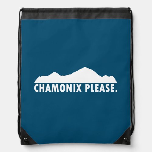 Chamonix Please Drawstring Bag