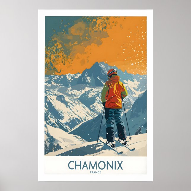 Chamonix Print France 1 (Front)