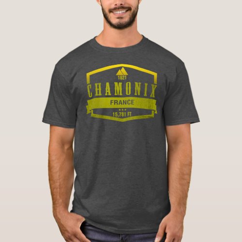 Chamonix Ski Resort France T_Shirt