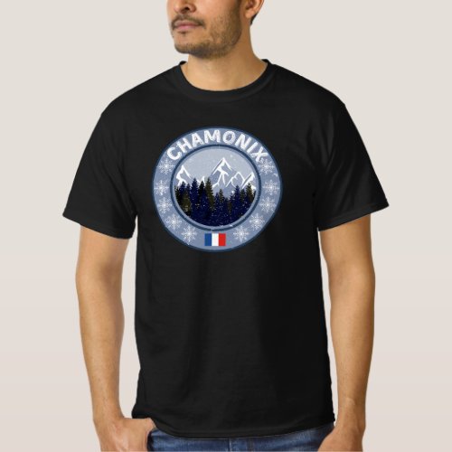 Chamonix Ski Resort T_Shirt