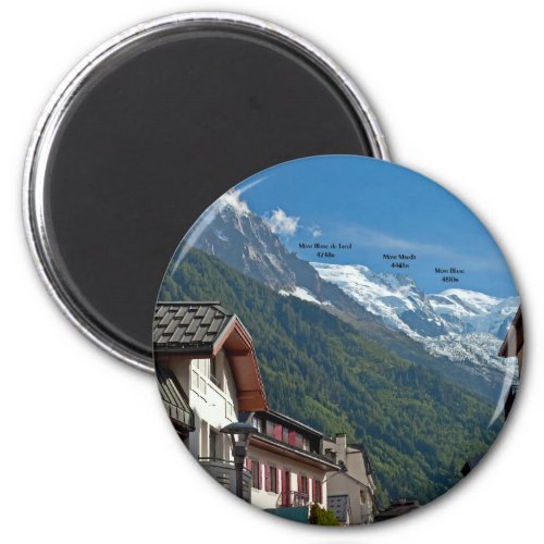 Chamonix Town Magnet