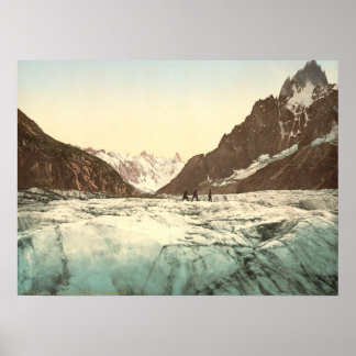 Chamonix Valley - Mer de Glace Poster