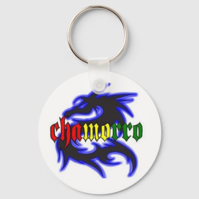 Chamorro dragon key chain (Front)