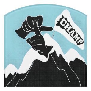Champ - ASL Design Door Sign