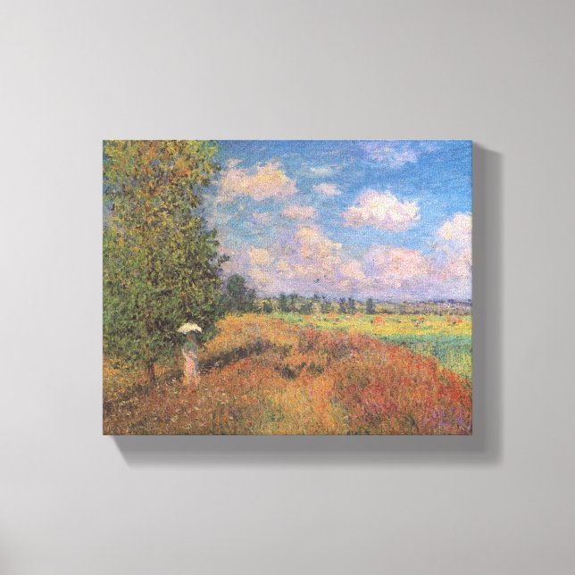 Champ de Coquelicots - Claude Monet - c1875 Canvas Print (Front)