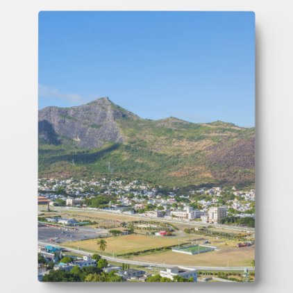 Champ de Mars in Port Louis the capital of Mauriti Plaque