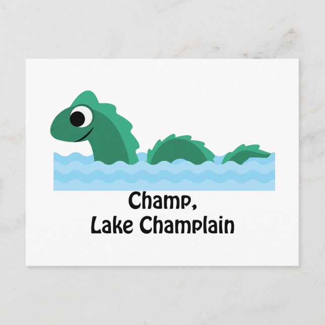 Champ, Lake Champlain Postcard (Front)