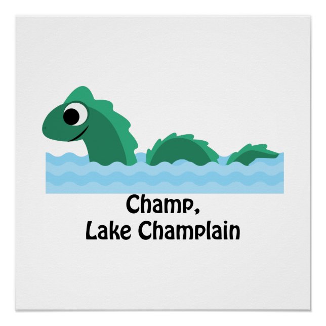 Champ, Lake Champlain Poster (Front)