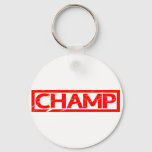 Champ Stamp Keychain