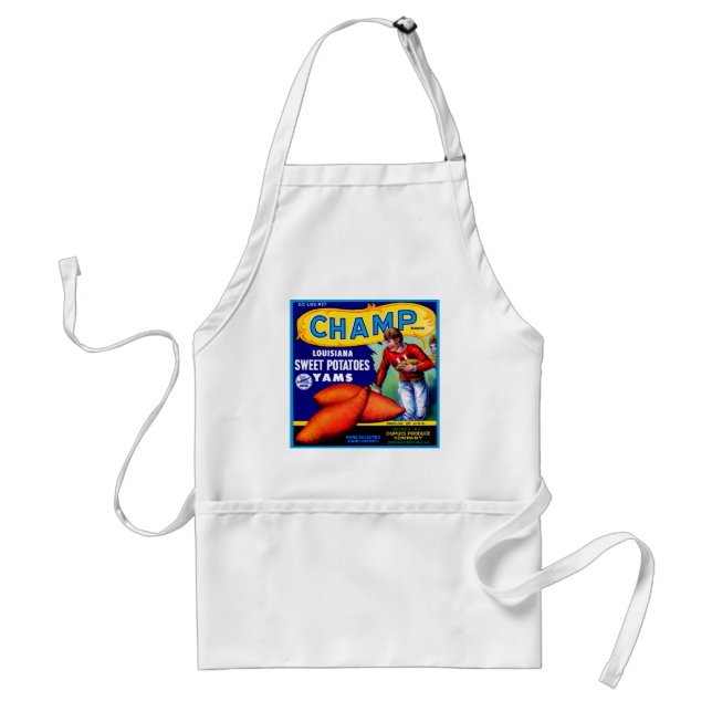 Champ Sweet Potatoes Adult Apron (Front)