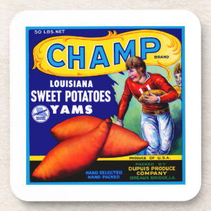 Champ Sweet Potatoes  Beverage Coaster