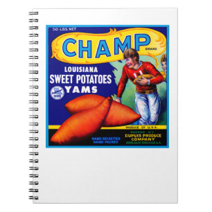 Champ Sweet Potatoes Notebook