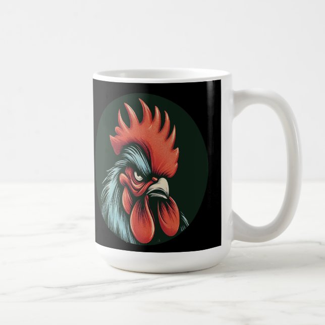 Champ the Grumpy Rooster Mug (Right)
