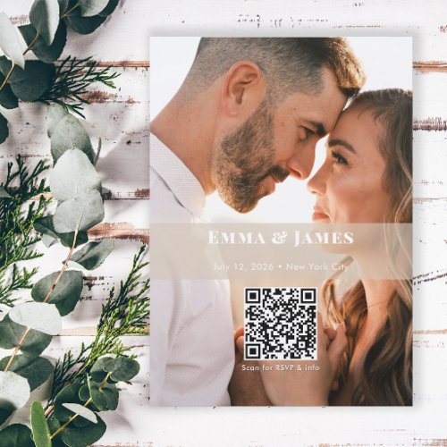 Champagne Ampersand Photo Save the Date | Wedding Invitation