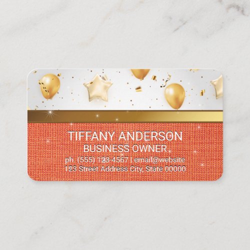 Champagne and Balloons | Celebrations | Events Business Card