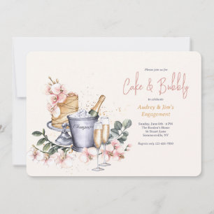 Champagne and Cake Invitation