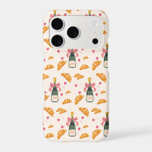 Champagne and Croissants iPhone 17 Pro Case