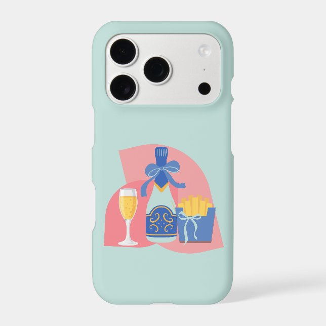Champagne and Fries Bougie Case-Mate iPhone Case (Back)