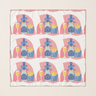 Champagne and Fries Scarf