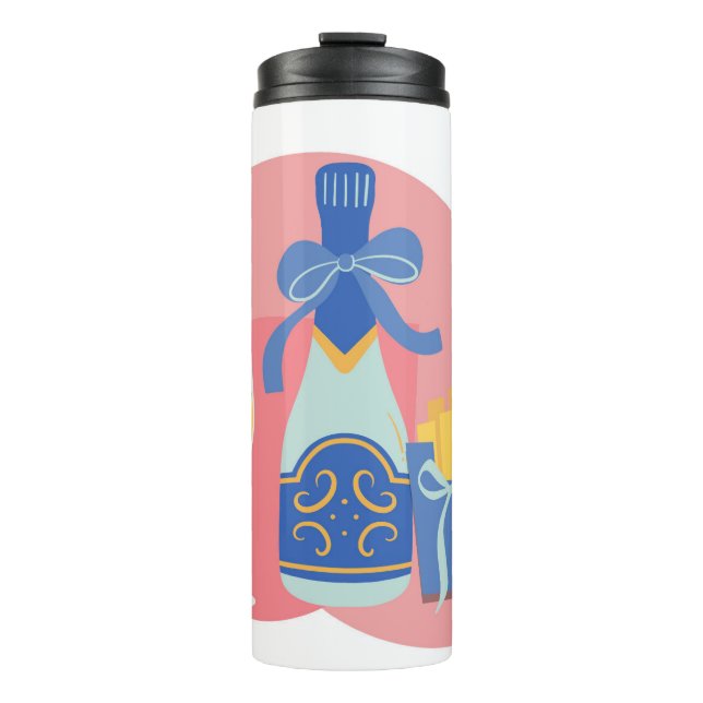 Champagne and Fries Thermal Tumbler (Front)