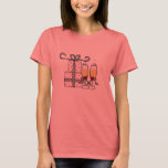 Champagne and Gifts Ringer Tshirt