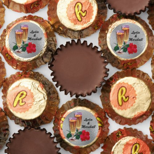Champagne And Roses Silver Reeses Peanut Butter Cups