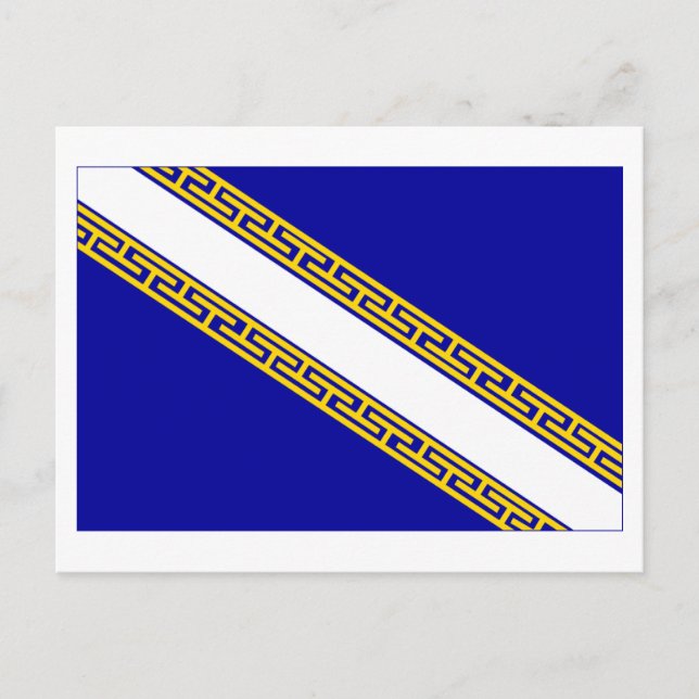 Champagne-Ardenne flag Postcard (Front)