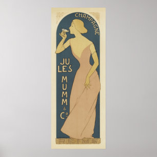 Champagne Art Nouveau Posters