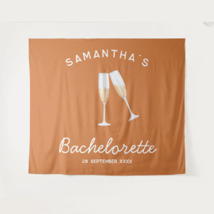Champagne Bachelorette Party Backdrop Boho Fun