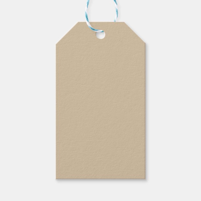Champagne Beige  Gift Tags (Front)