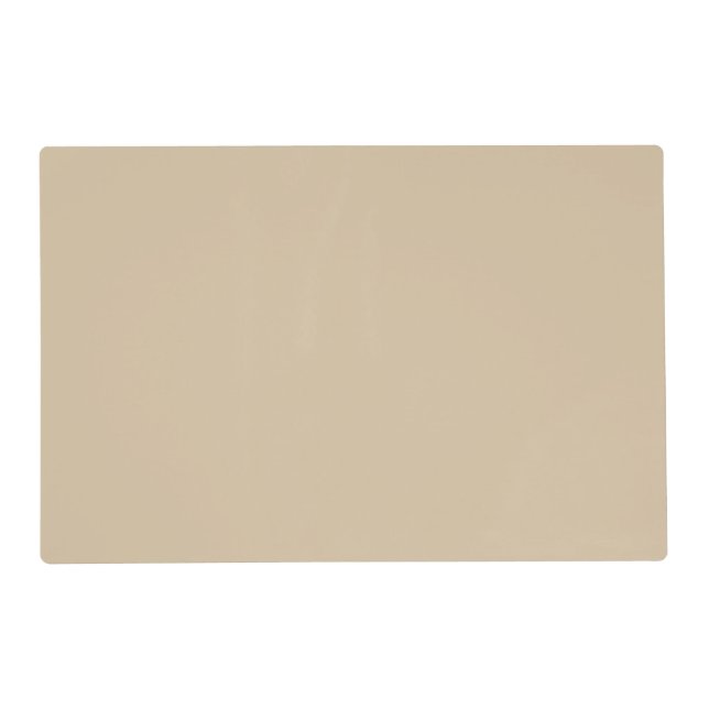 Champagne Beige  Placemat (Back)