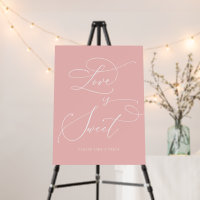 Champagne Blush Bridal Shower Love is Sweet