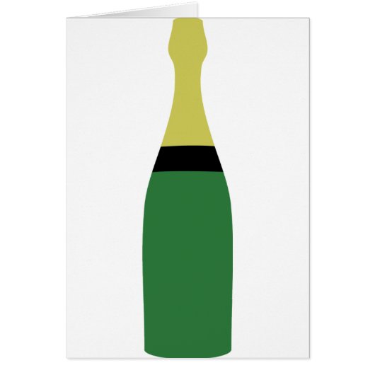 champagne bottle cards (Front)