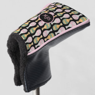 Champagne Bottle Pattern Ladies Golf Head Cover