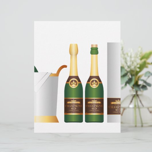 champagne bottles (Standing Front)