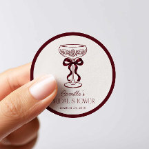 Champagne Bridal Shower Favor