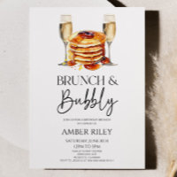 Champagne Brunch and Bubbly Birthday Party Brunch