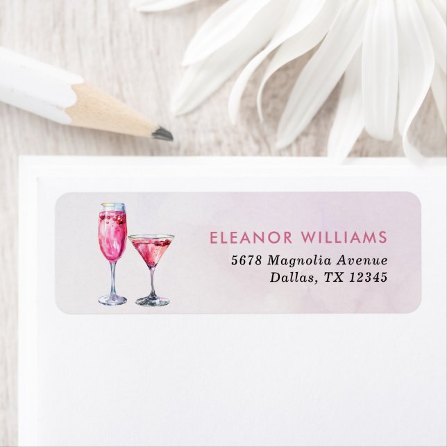 Champagne Brunch and Bubbly Bridal Shower Label (Insitu)