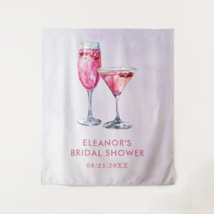 Champagne Brunch and Bubbly Bridal Shower Tapestry