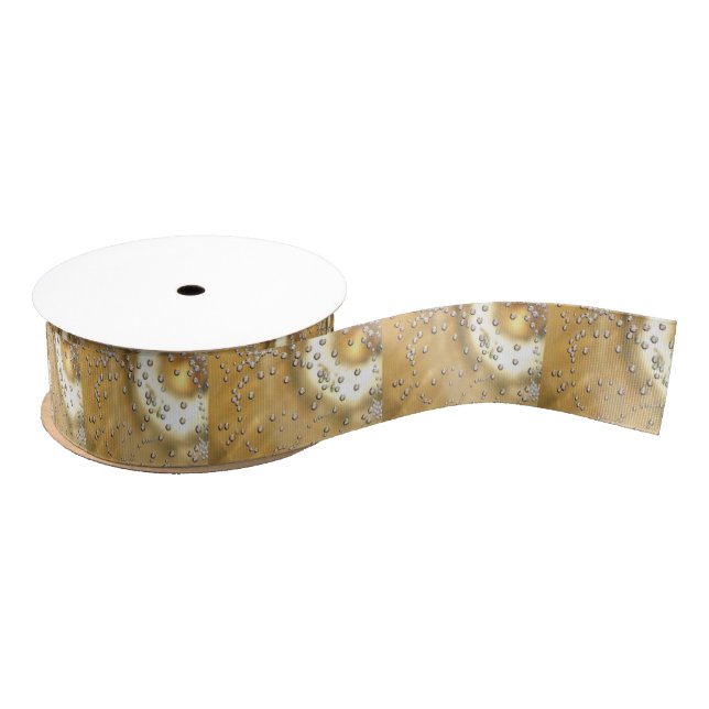 Champagne bubbles 2 grosgrain ribbon (Spool)