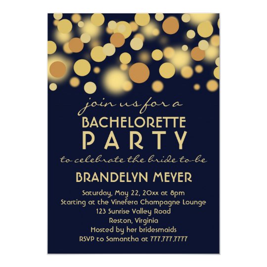 champagne bubbles bachelorette party invitations zazzle com